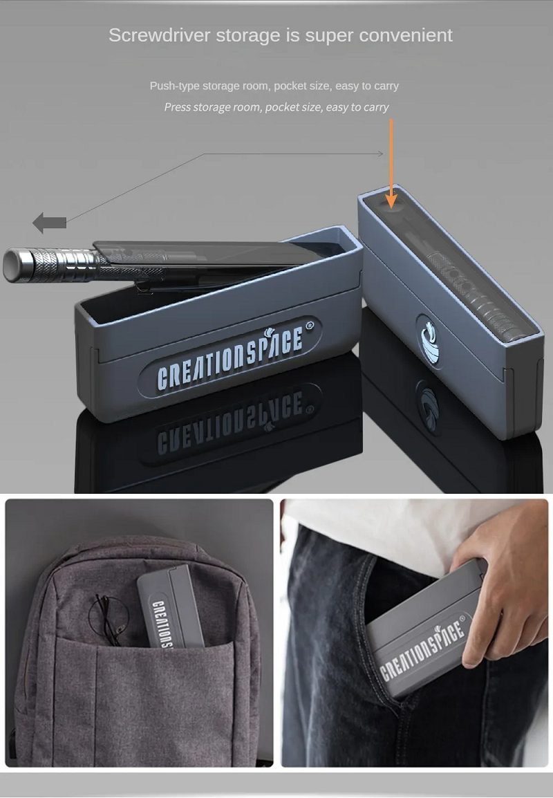 Bộ tua vít điện đa năng CS0601A CreationSpace 28 trong 1 dùng pin lithium